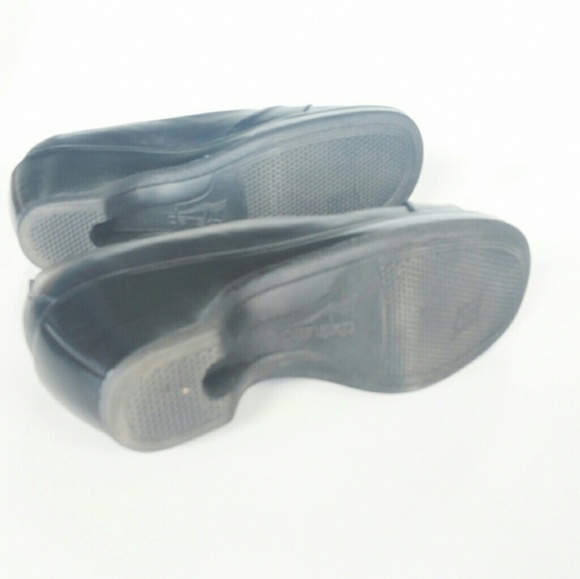 Dansko Black Leather Mules Size 39 - Picture 6 of 6